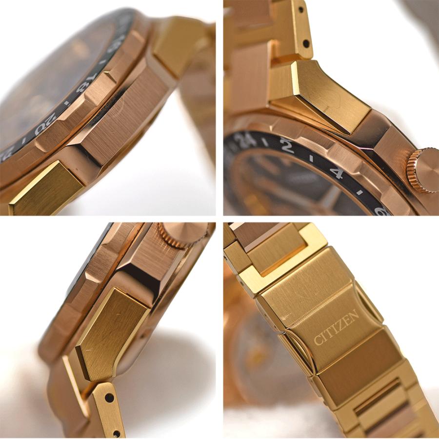 シチズン CITIZEN シリーズ8 880メカニカル メンズ 自動巻 GMT機能 ステンレス ゴールド  NB6033-51E | CITIZEN | 04