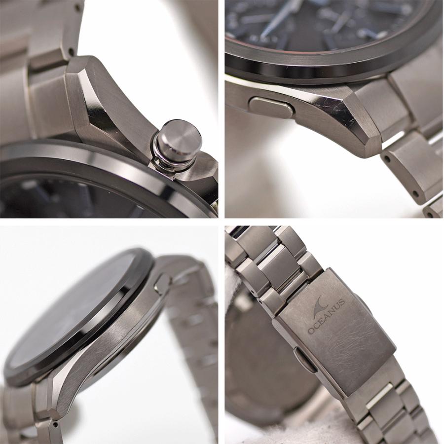 CASIO カシオ OCEANUS オシアナス クラシックライン OCW-T4000A-1AJF タフソーラー電波 モバイルリンク機能 チタン製 メンズ 中古 | CASIO | 04