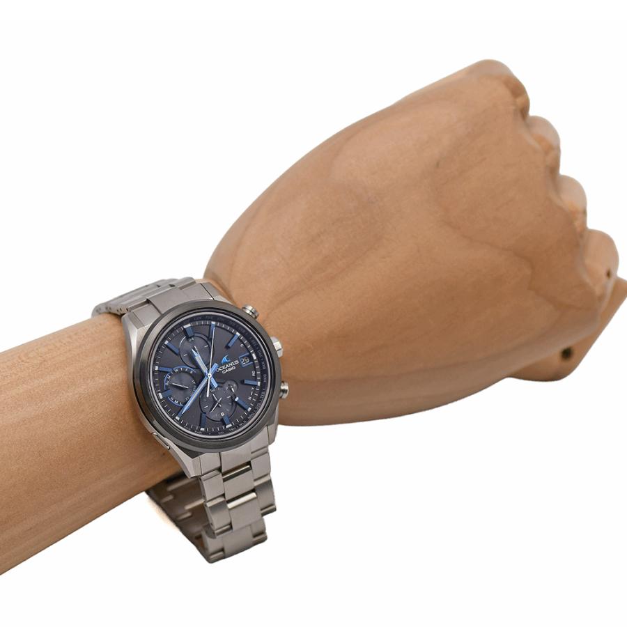 CASIO カシオ OCEANUS オシアナス クラシックライン OCW-T4000A-1AJF タフソーラー電波 モバイルリンク機能 チタン製 メンズ 中古 | CASIO | 05