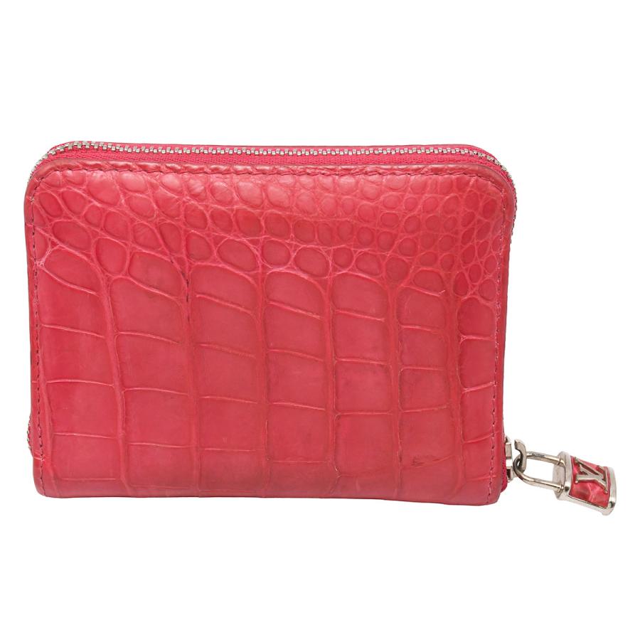 ルイヴィトン LOUIS VUITTON ジッピー コインパース N96512 ローズフューシャ クロコダイル ブリリアント ピンク レザー レディース | LOUIS VUITTON | 01
