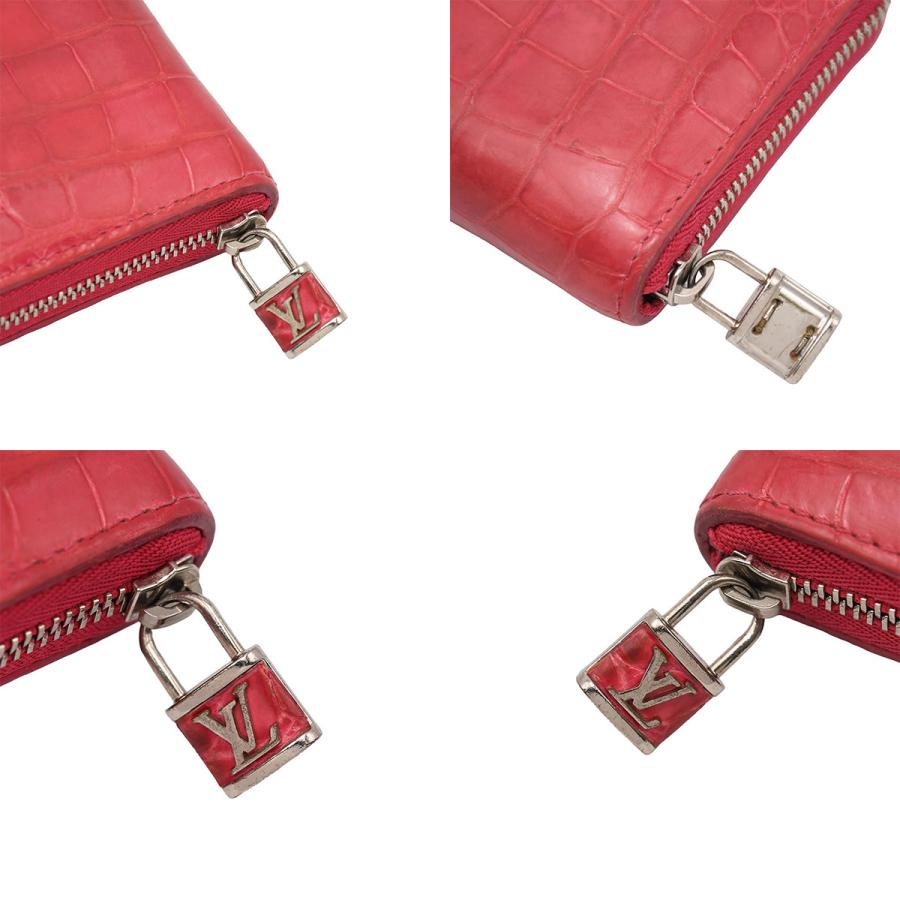ルイヴィトン LOUIS VUITTON ジッピー コインパース N96512 ローズフューシャ クロコダイル ブリリアント ピンク レザー レディース | LOUIS VUITTON | 07