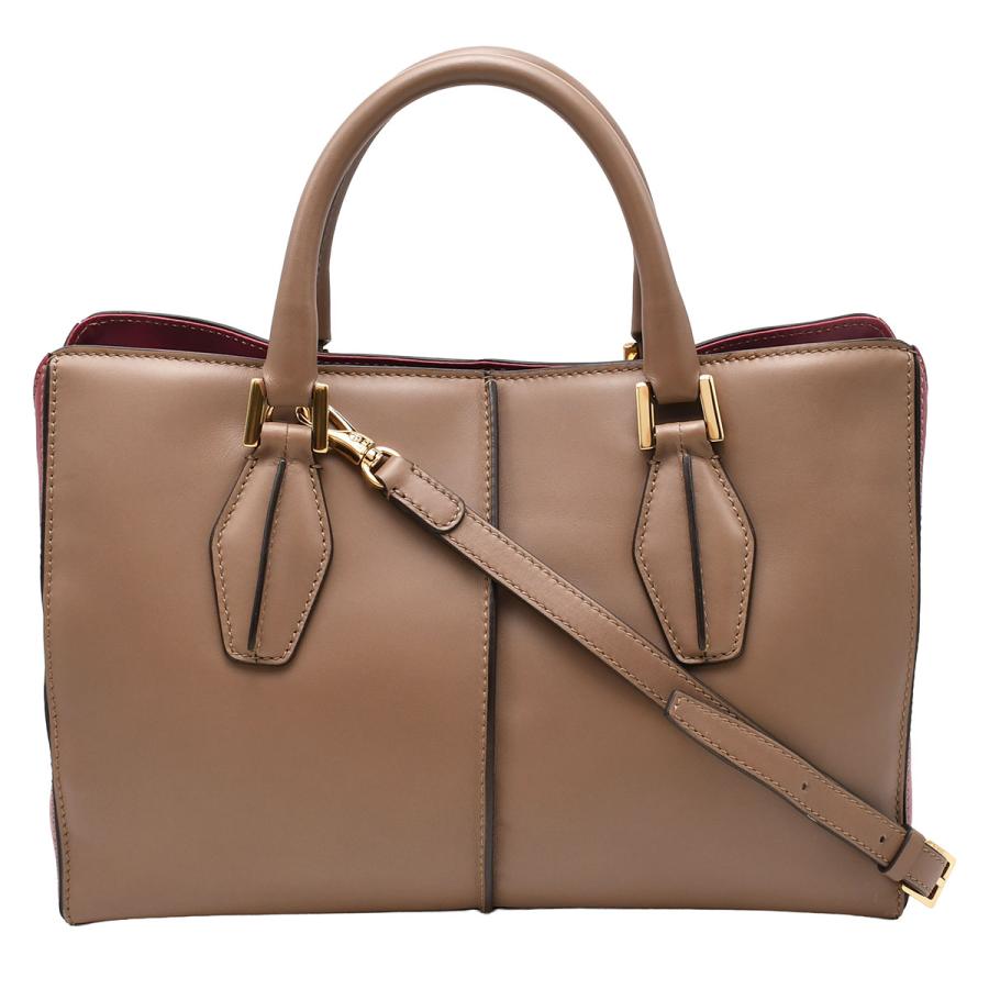 【極美品】TOD'S Dキューブ 2way ハンドバッグ ショルダーバッグ TOD'S（トッズ） TOD'S Dキューブ D CUBE 2way ハンドバッグ ブラウン