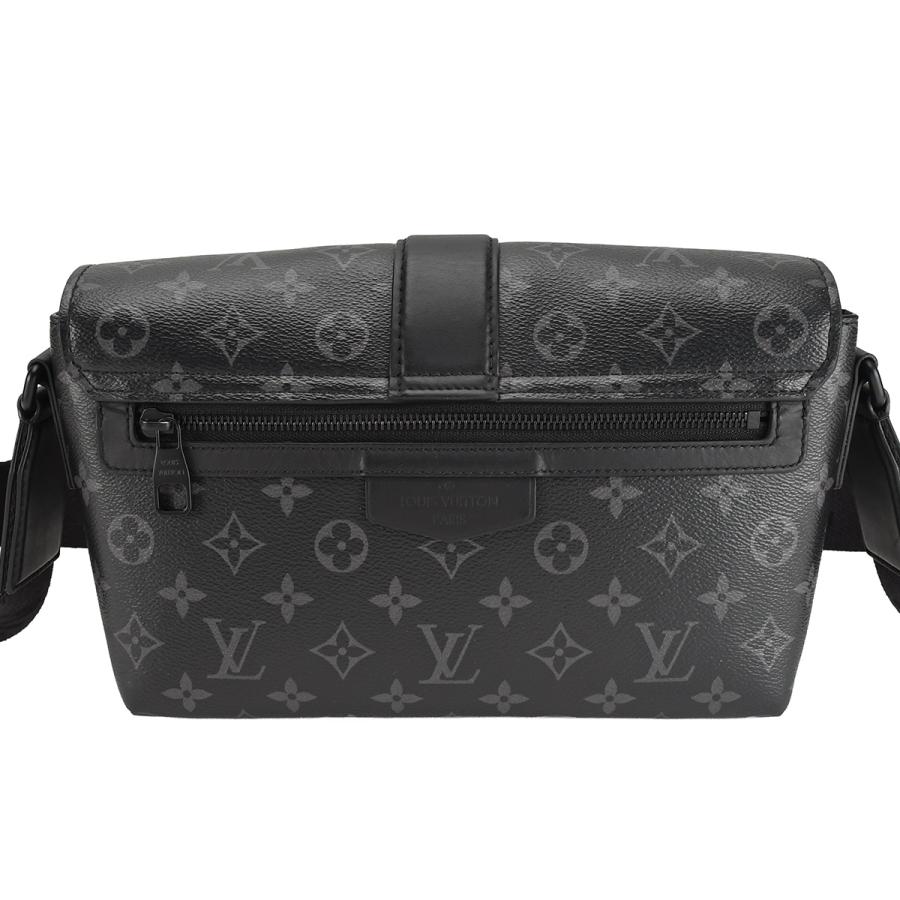 【美品】ルイヴィトン ショルダーバッグ モノグラムグレーズ メッセンジャーPM LOUIS VUITTON（ルイ・ヴィトン） モノグラム エクリプス Sケープ