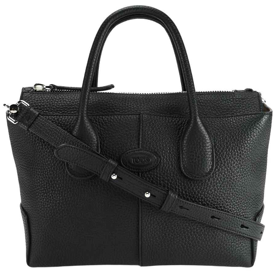 TOD'S トッズ レザー 2way トート ショルダーバッグ ブラック