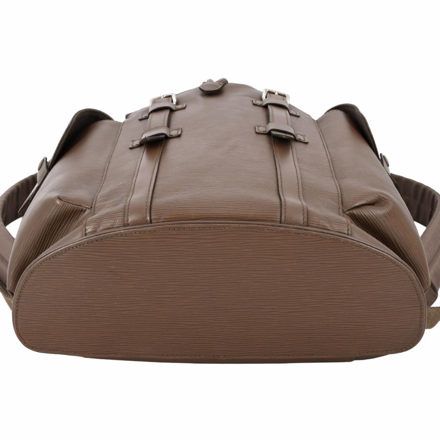 ルイヴィトン LOUIS VUITTON エピ クリストファー PM バックパック M50160 レザー トープ ブラウン グレージュ リュックサック メンズ | LOUIS VUITTON | 03