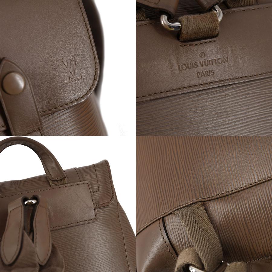 ルイヴィトン LOUIS VUITTON エピ クリストファー PM バックパック M50160 レザー トープ ブラウン グレージュ リュックサック メンズ | LOUIS VUITTON | 07