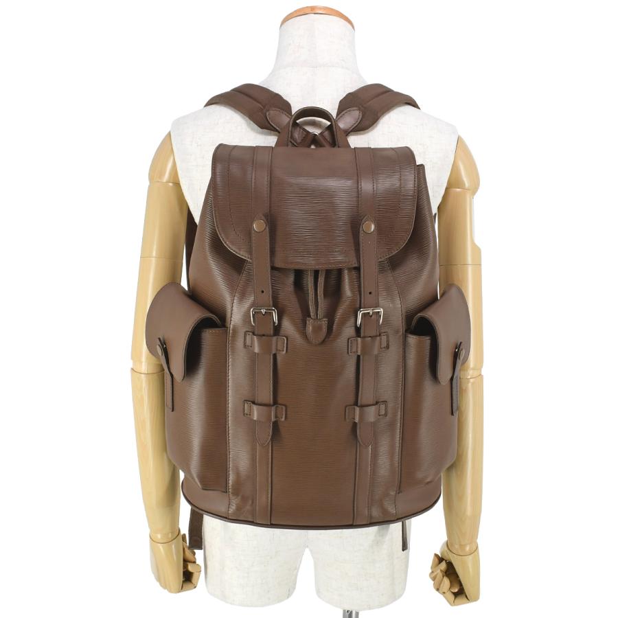 ルイヴィトン LOUIS VUITTON エピ クリストファー PM バックパック M50160 レザー トープ ブラウン グレージュ リュックサック メンズ | LOUIS VUITTON | 09