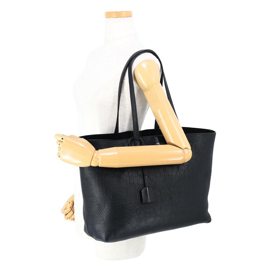 SAINT LAURENT サンローラントートバッグ クロコ型　チャームレザー SAINT LAURENT サンローラン トートバッグ サック ショッピング 394195
