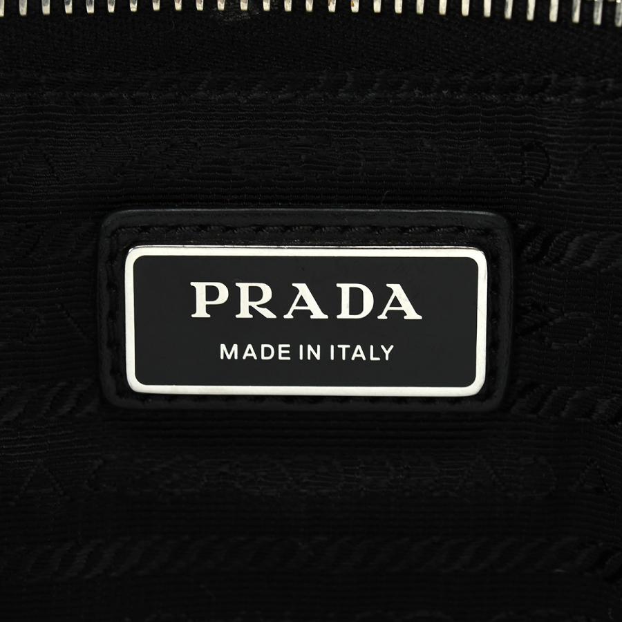 プラダ PRADA ヴィッテロダイノ トライングルロゴ トートバッグ 2VG109 ブラック 黒 レザー ビジネス ハンドバッグ メンズ レディース | PRADA | 06