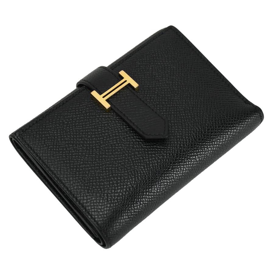 HERMES エルメス ベアン コンビネ 三つ折り 財布 エプソン レザー