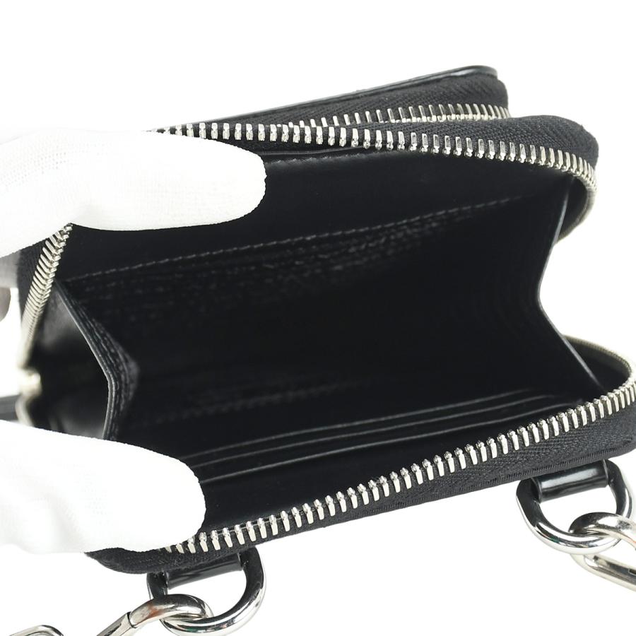 プラダ PRADA トライアングルロゴ Re-Nylon スマートフォンケース フォンショルダー ショルダーバッグ 2ZT060 ナイロン レザー ブラック 黒 | PRADA | 05