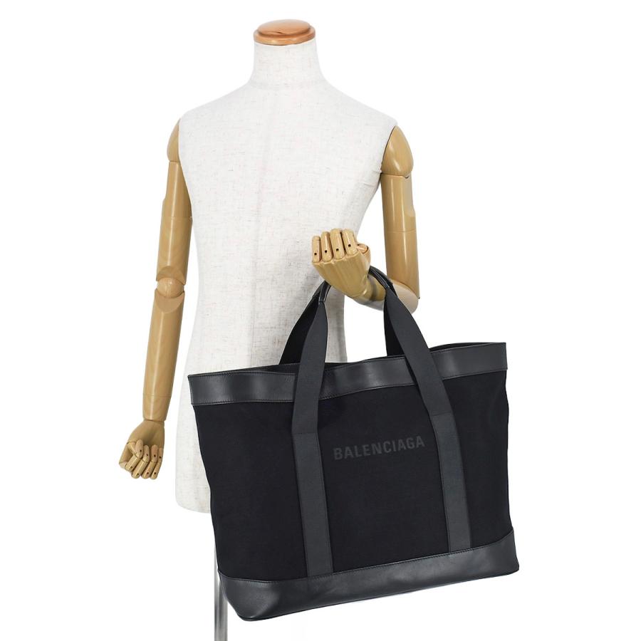 バレンシアガ BALENCIAGA トートバッグ 479290 黒 キャンバス×レザー
