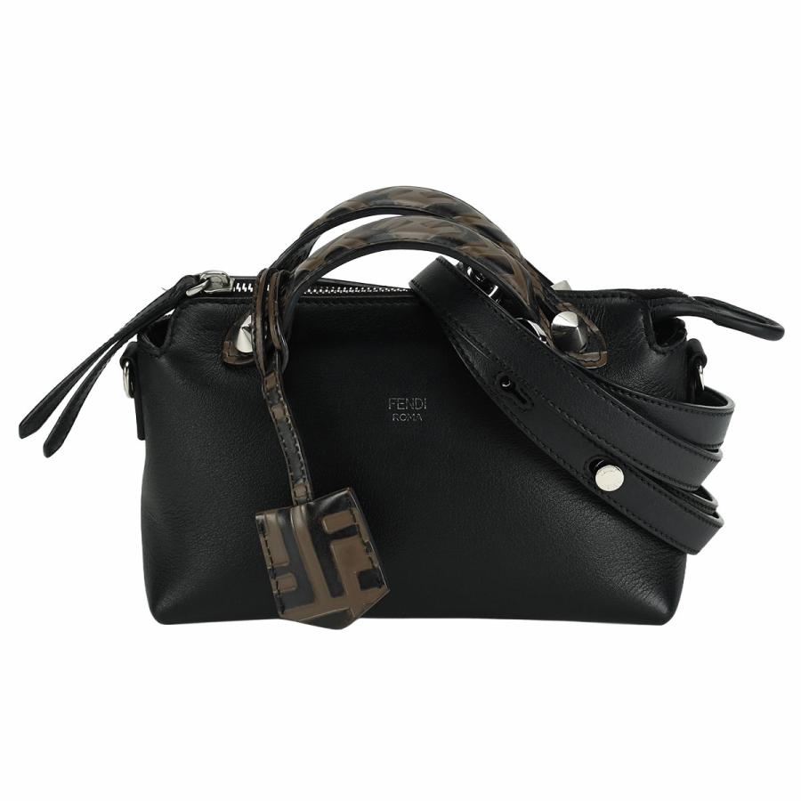 FENDI バイザウェイ スモール 2WAY ショルダー カーフ ブラック