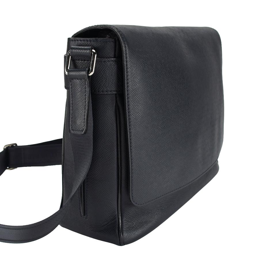 ルイヴィトン LOUIS VUITTON タイガ ロマンMM ショルダーバッグ M32624 レザー ボレアル ネイビー メッセンジャーバッグ クロスボディ 斜め掛け メンズ | LOUIS VUITTON | 03