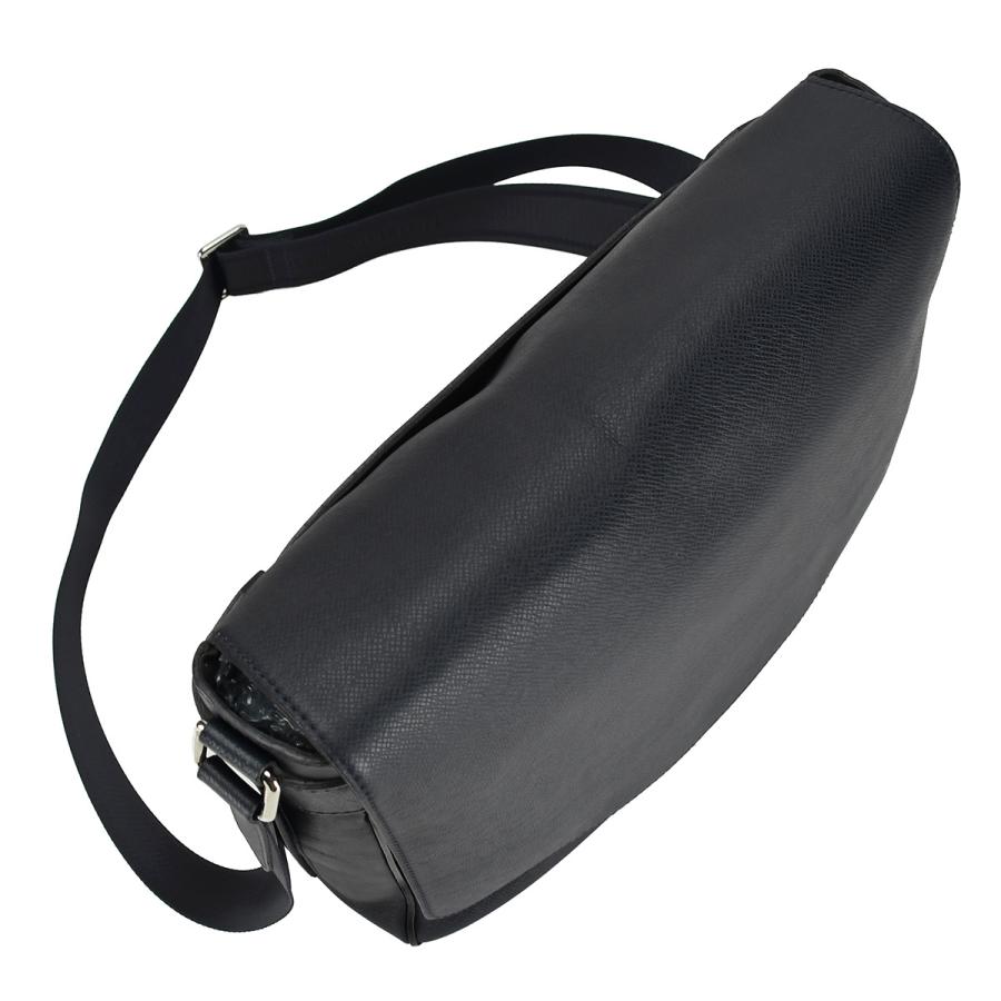 ルイヴィトン LOUIS VUITTON タイガ ロマンMM ショルダーバッグ M32624 レザー ボレアル ネイビー メッセンジャーバッグ クロスボディ 斜め掛け メンズ | LOUIS VUITTON | 05