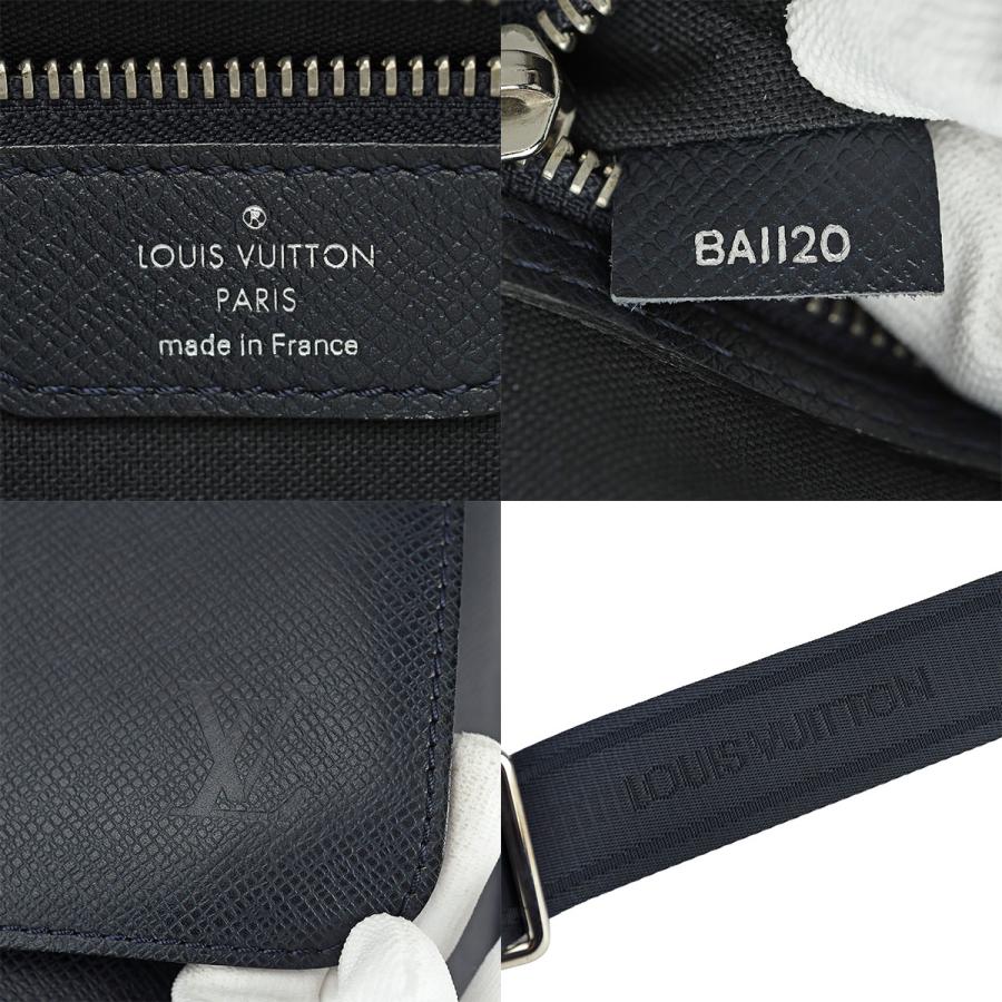 ルイヴィトン LOUIS VUITTON タイガ ロマンMM ショルダーバッグ M32624 レザー ボレアル ネイビー メッセンジャーバッグ クロスボディ 斜め掛け メンズ | LOUIS VUITTON | 08