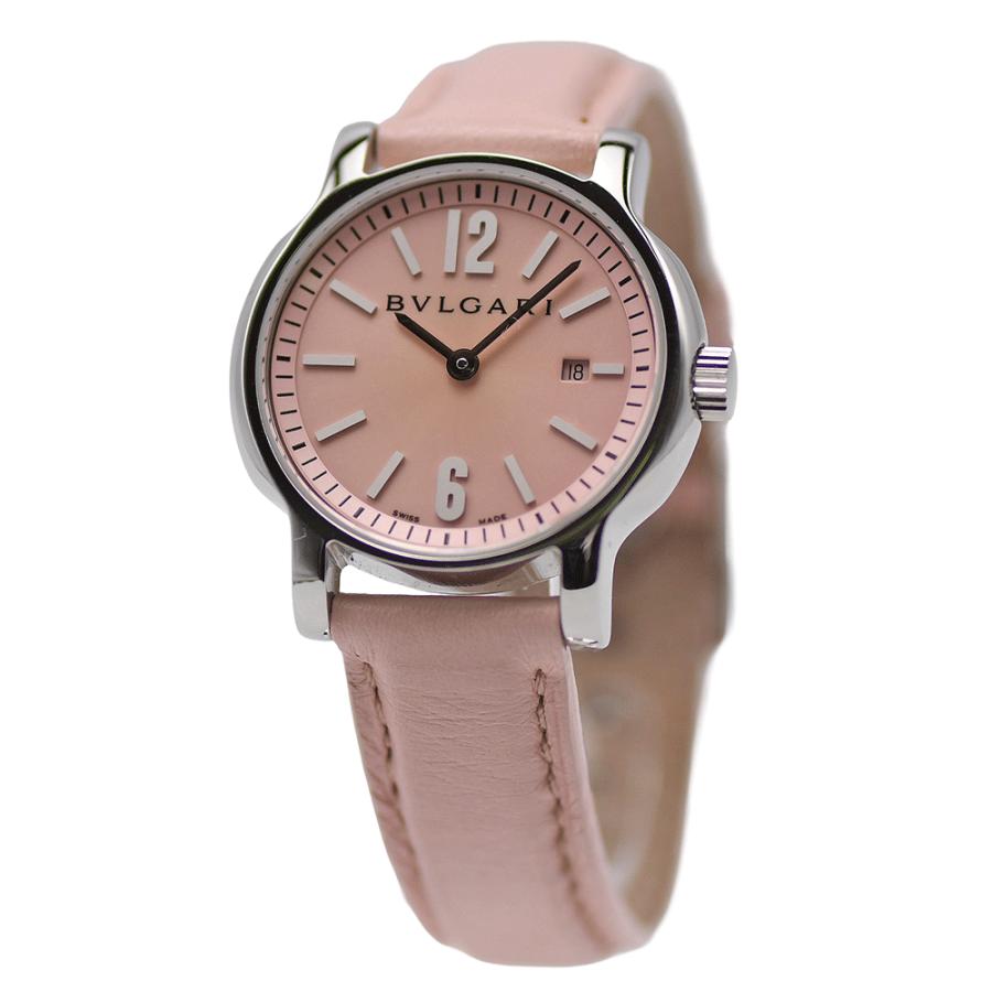 ★美品★BVLGARI ブルガリ ソロテンポ ST29S ピンク BVLGARI ☆良品【BVLGARI】ブルガリ ソロテンポ ST29S ピンク