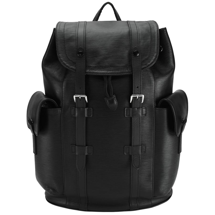 ルイヴィトン LOUIS VUITTON エピ クリストファー PM バックパック M50159 レザー ブラック 黒 リュックサック デイパック メンズ | LOUIS VUITTON