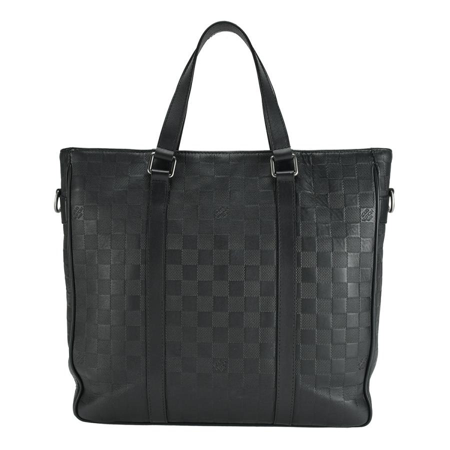 ルイヴィトン タダオPM ダミエアンフィニ ブラック レザー N41269 ダミエ・アンフィニ タダオPM オニキス【ルイ・ヴィトン・ナビ！】