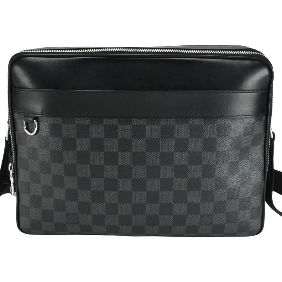 ルイヴィトン LOUIS VUITTON ダミエ グラフィット トロカデロメッセンジャーMM N40088 ショルダーバッグ PVC レザー グレー ブラック メンズ | LOUIS VUITTON | 01