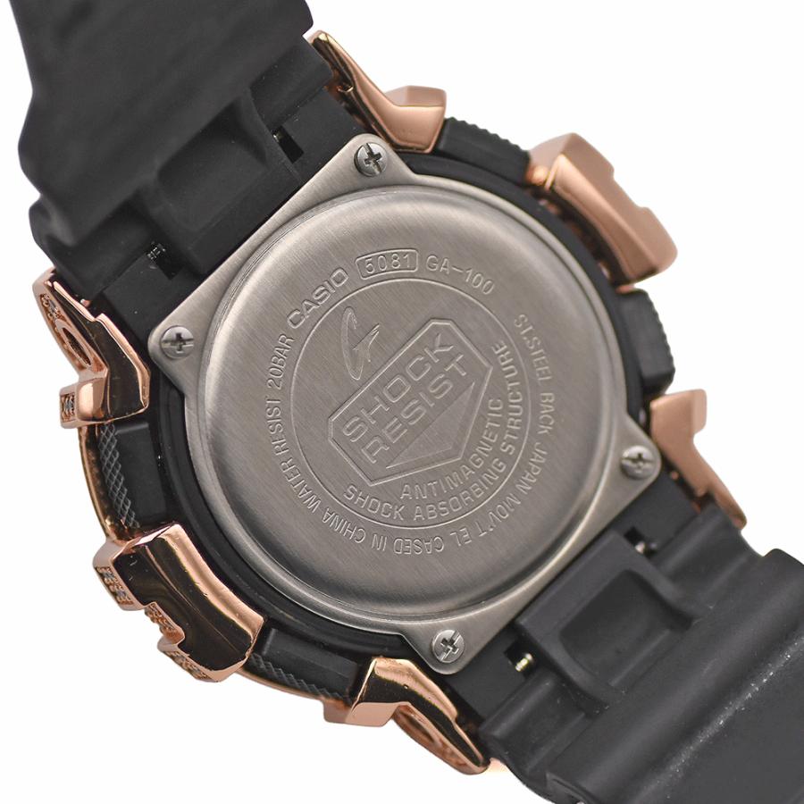 CASIO カシオ G-SHOCK ジーショック GA-100 カスタムモデル クォーツ ストーン装飾 ジルコニア アナデジ メンズ 腕時計 電池交換済み 中古 | CASIO | 01