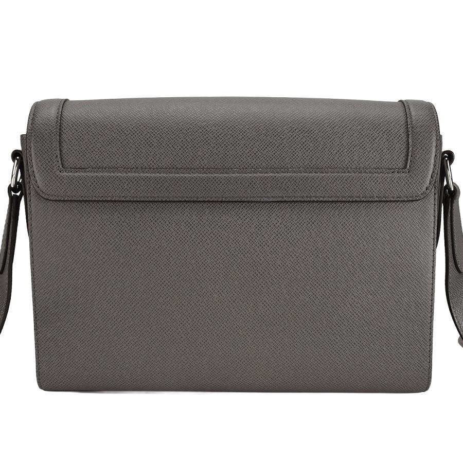 ルイヴィトン LOUIS VUITTON タイガ ニューフラップ メッセンジャー M30808 ショルダーバッグ クロスボディ 斜め掛け グリ グレー レザー | LOUIS VUITTON | 01