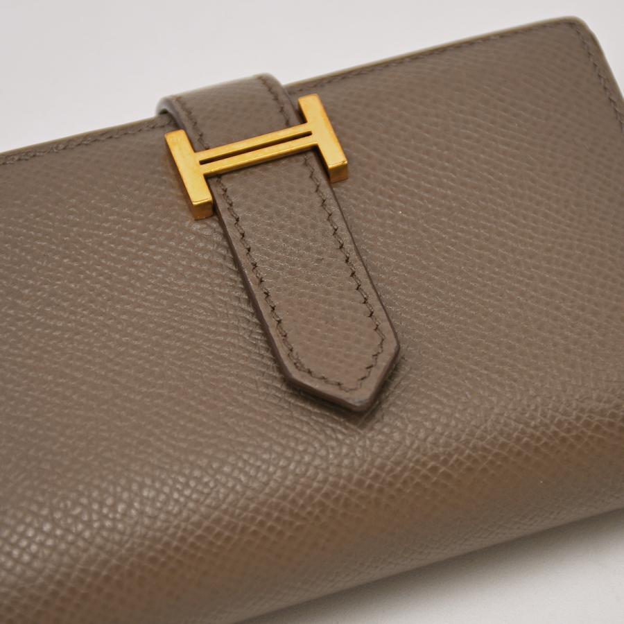 HERMES（エルメス） ベアン コンビネ 三つ折り 財布 エプソン レザー