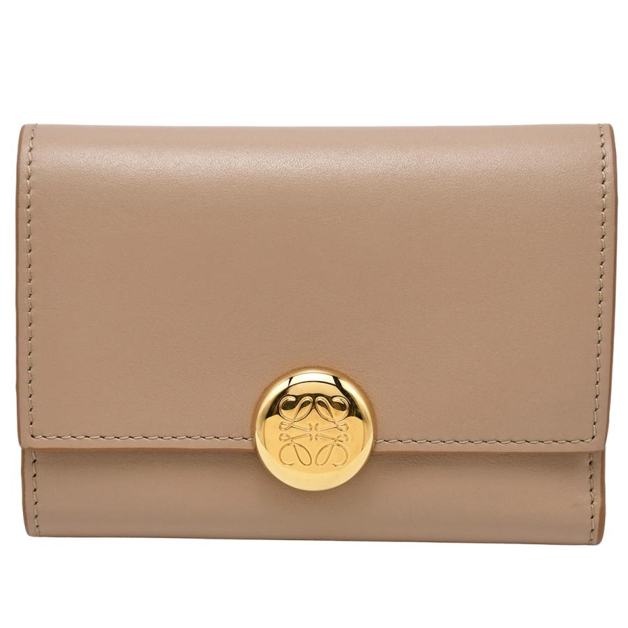 LOEWE（ロエベ） ぺブル バーティカル ウォレット スモール 三つ折り