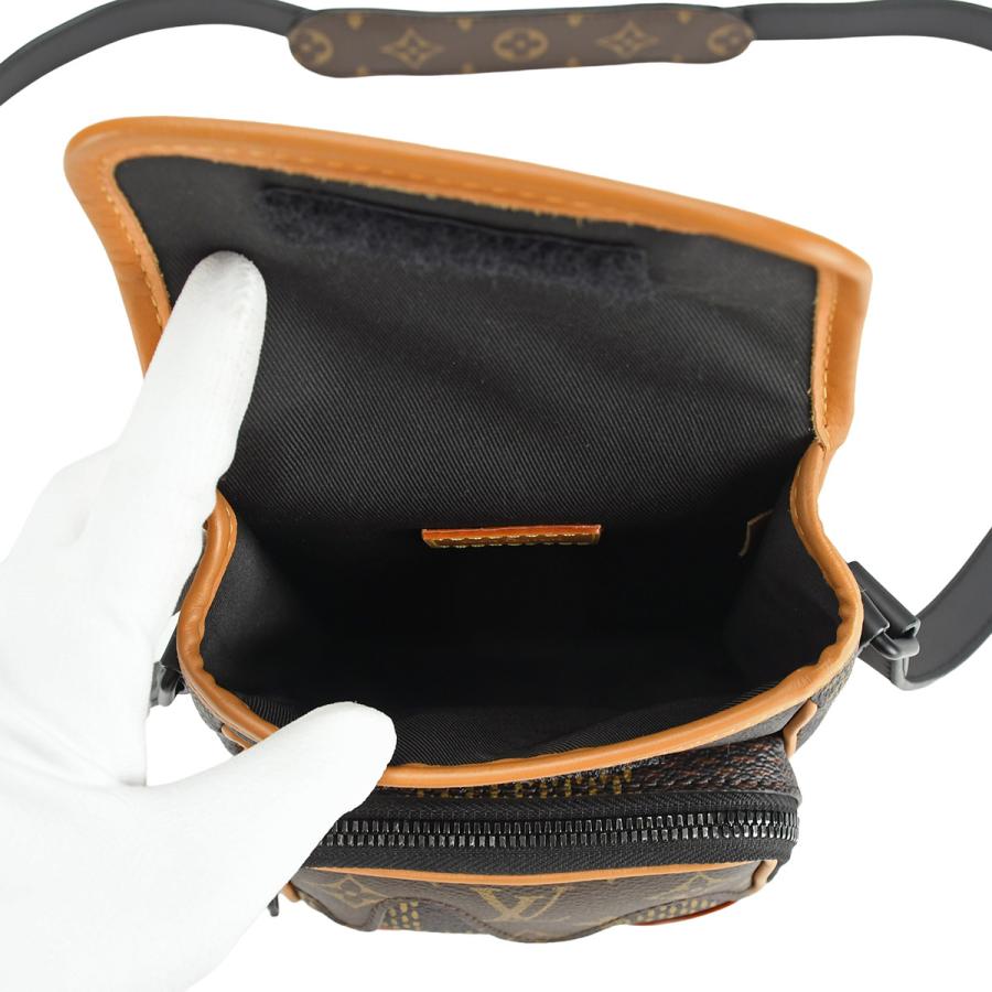 ルイヴィトン LOUIS VUITTON × NIGO ダミエジャイアント アマゾン メッセンジャー N40357 LVスクエアード ブラウン モノグラム ショルダーバッグ 中古 | LOUIS VUITTON | 06