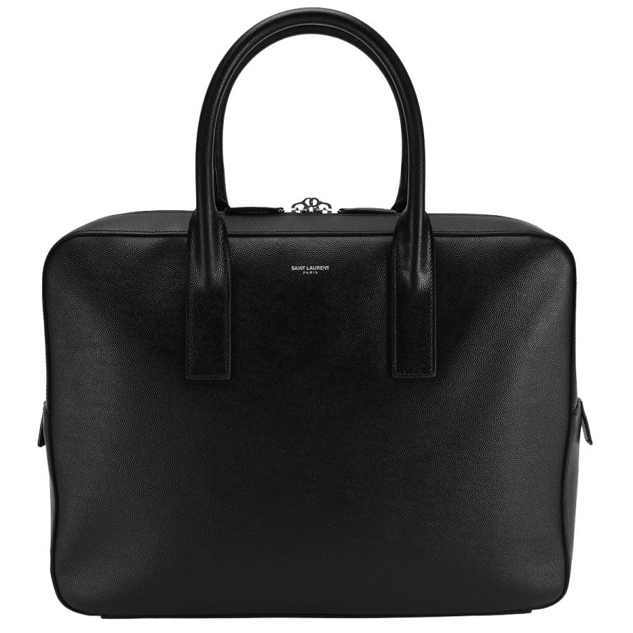 サンローラン 2way オールレザー ビジネスバッグ ブリーフケースバッグ 黒 SAINT LAURENT サンローラン クラシック ミュージアム ブリーフ