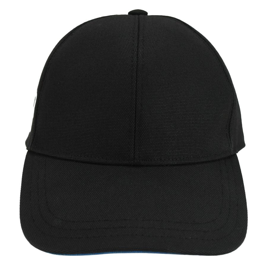 プラダ PRADA ベースボール キャップ 帽子 スポーツ ロゴ メンズ レディース コットン ブラック 黒 サイズM | PRADA | 03