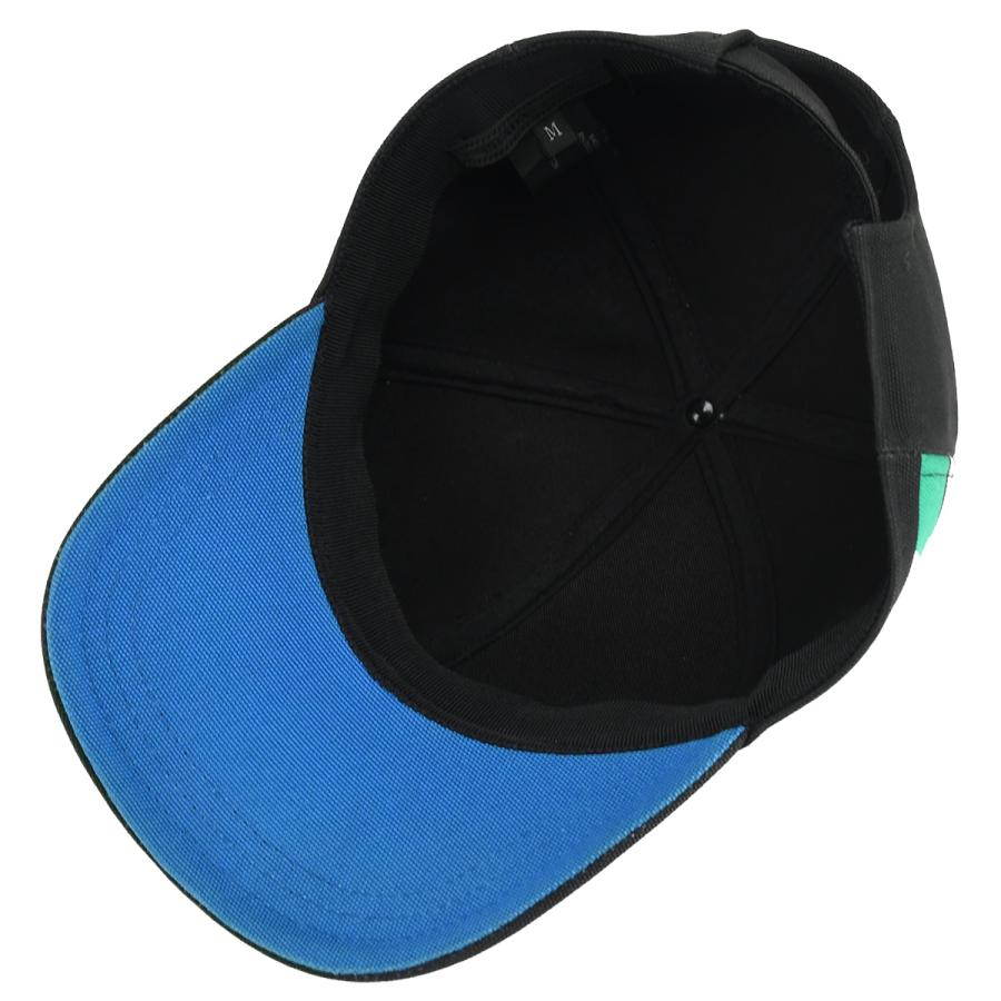 プラダ PRADA ベースボール キャップ 帽子 スポーツ ロゴ メンズ レディース コットン ブラック 黒 サイズM | PRADA | 07