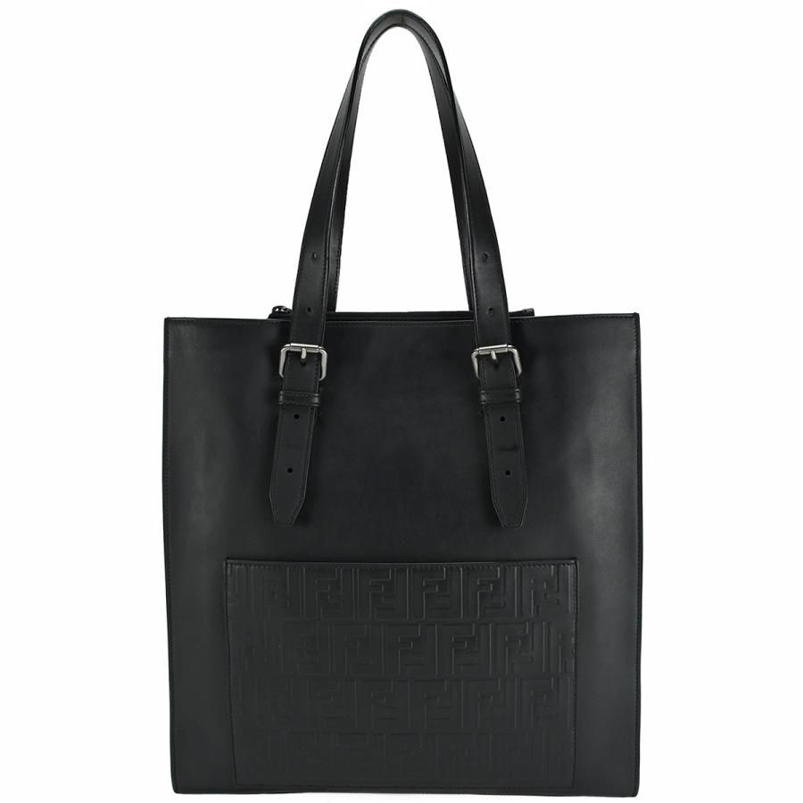 FENDI フェンディFF ロゴトートバッグ ズッカ柄 ショルダー