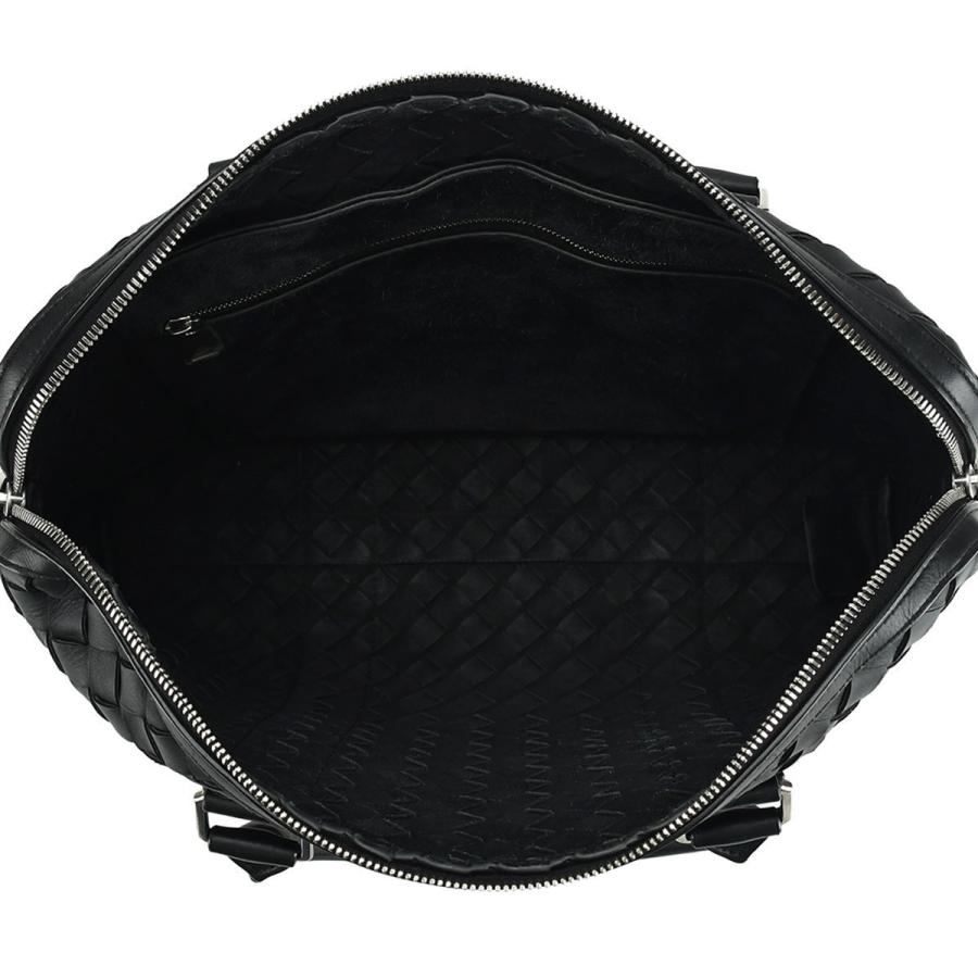 ボッテガヴェネタ BOTTEGA VENETA イントレチャート ブリーフケース ビジネスバッグ メンズ レザー シルバー金具 ブラック 651580 | BOTTEGA VENETA | 04