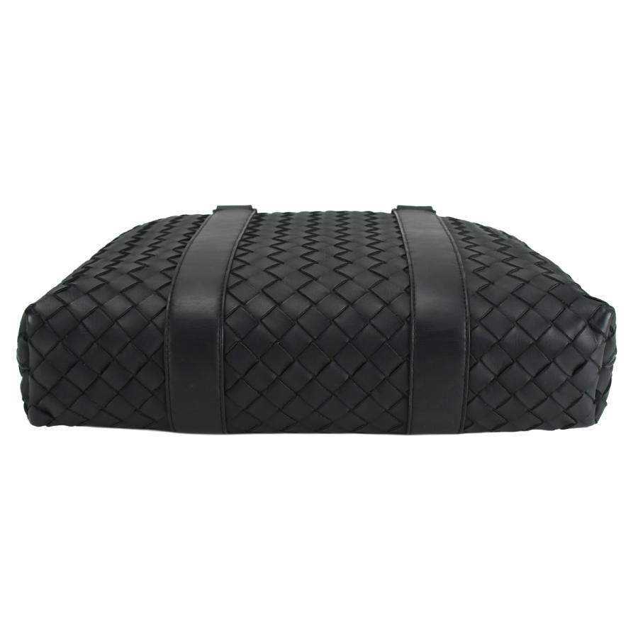 ボッテガヴェネタ BOTTEGA VENETA イントレチャート ブリーフケース ビジネスバッグ メンズ レザー シルバー金具 ブラック 651580 | BOTTEGA VENETA | 05