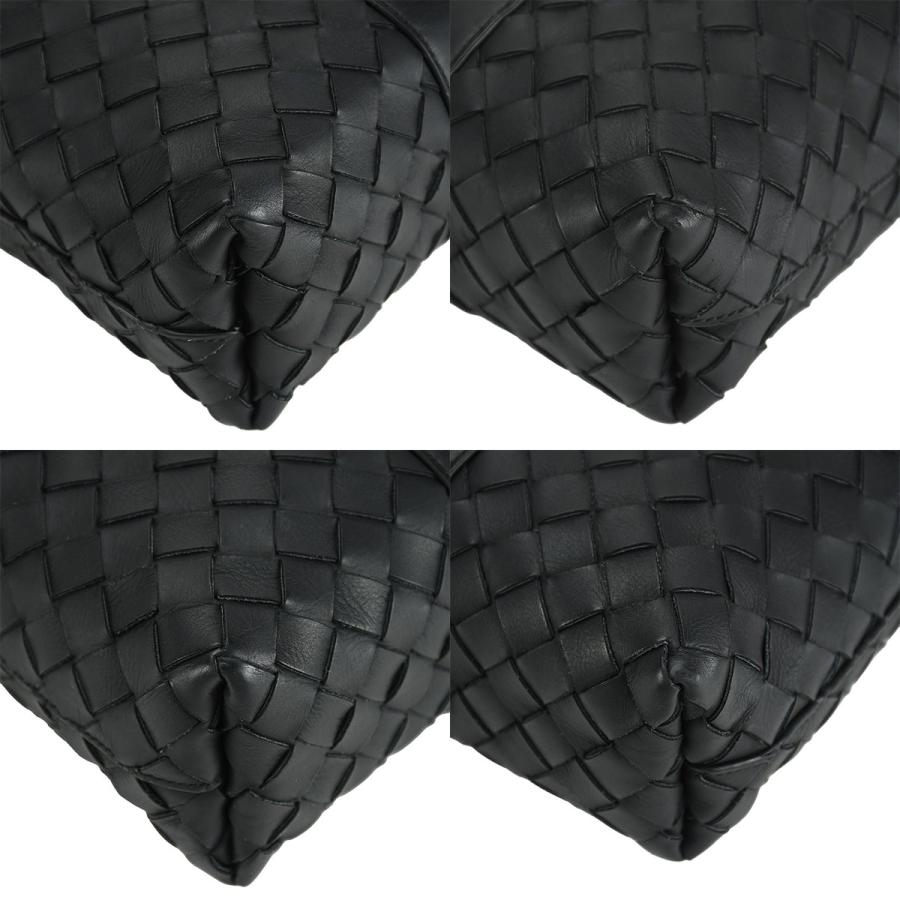 ボッテガヴェネタ BOTTEGA VENETA イントレチャート ブリーフケース ビジネスバッグ メンズ レザー シルバー金具 ブラック 651580 | BOTTEGA VENETA | 06