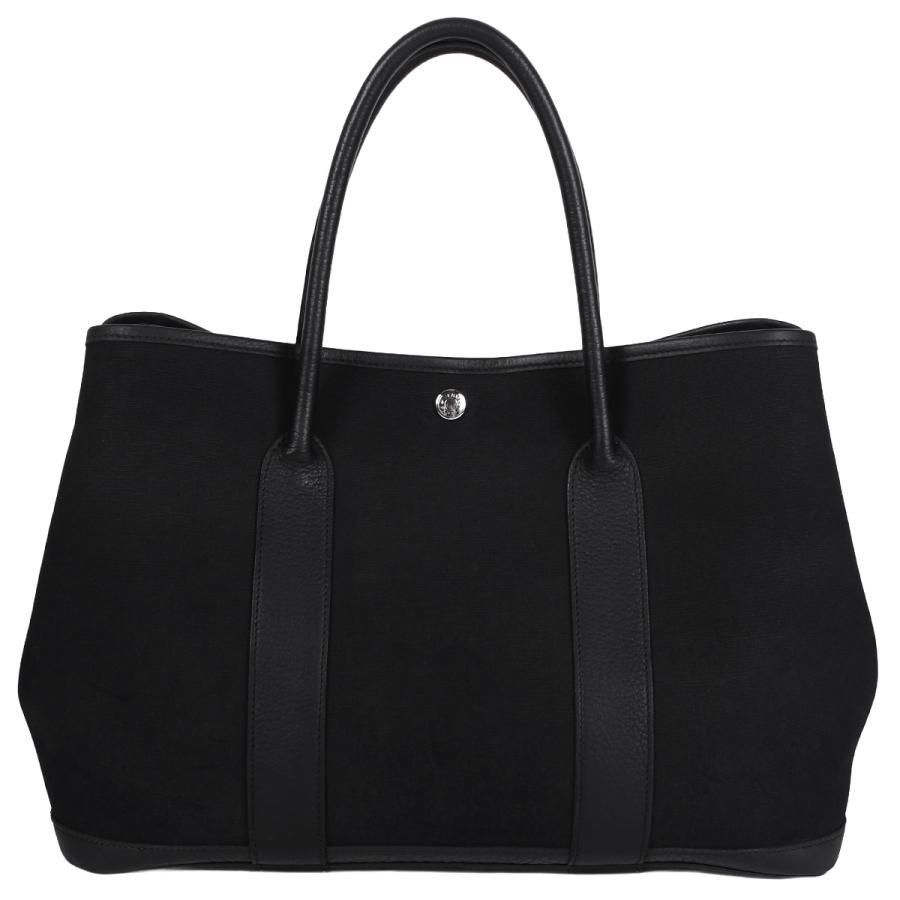 エルメス ガーデンパーティ PM トートバッグ ブラック　ハンドバッグ　バッグ HERMES エルメス ガーデンパーティPM トートバッグ ハンドバッグ