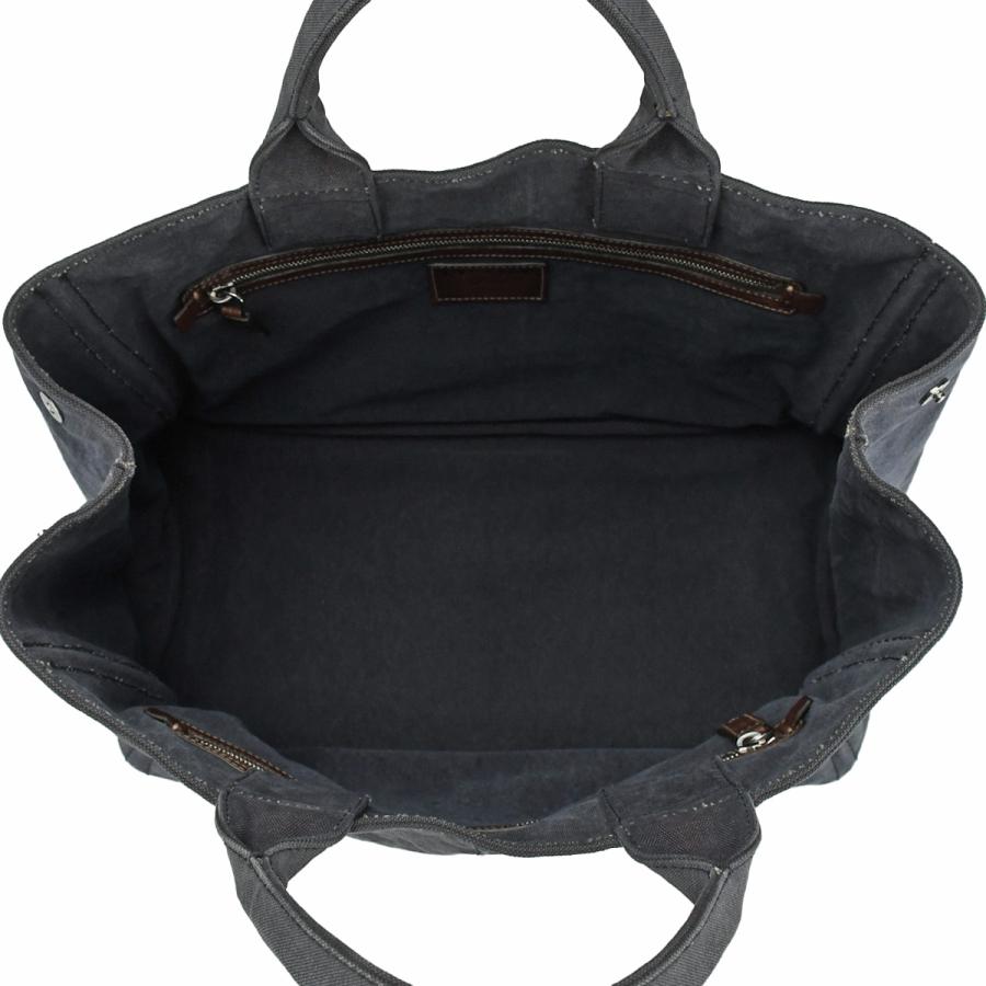 プラダ PRADA CANAPA DELAVE トライアングルロゴ カナパ デラベ トートバッグ ラージトート ハンドバッグ キャンバス グレー VA0904 | PRADA | 05