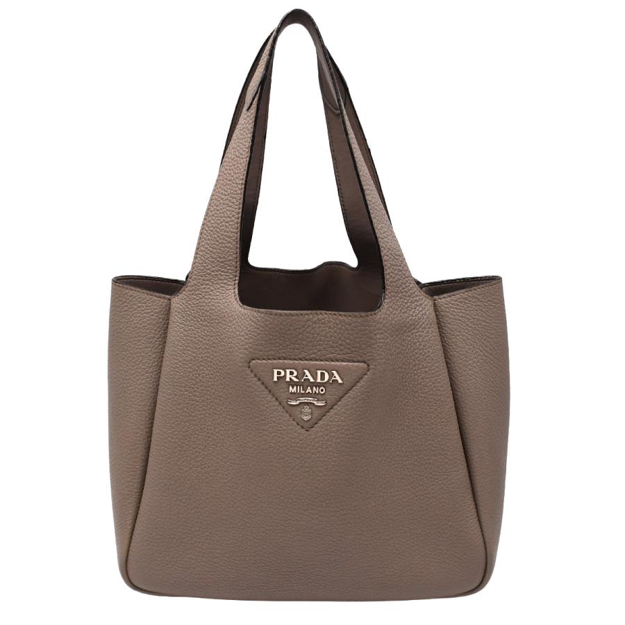 PRADA（プラダ） スモール レザー トートバッグ ハンドバッグ ヴィッ