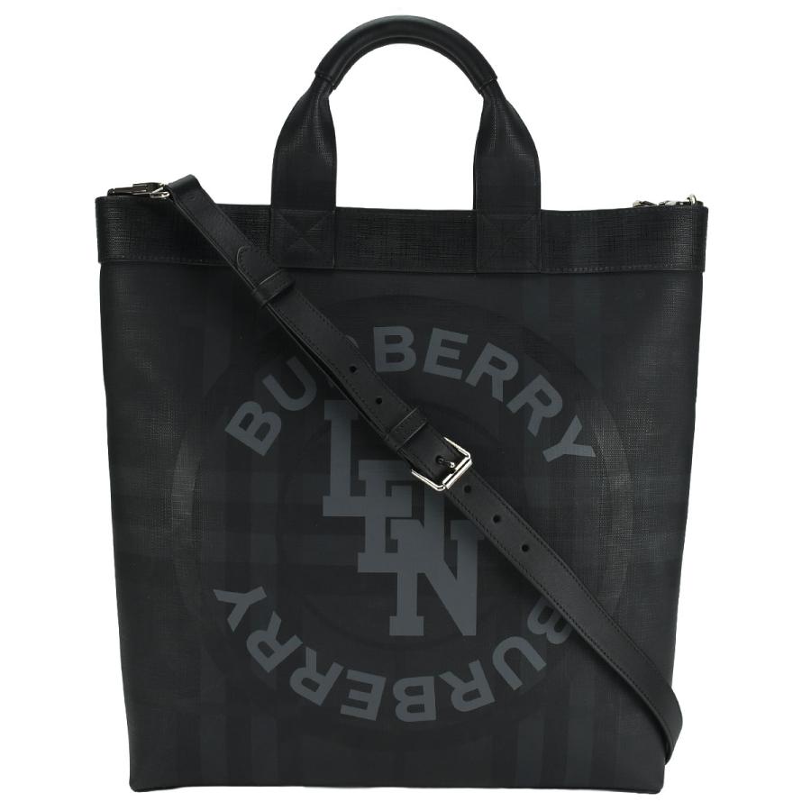 BURBERRY（バーバリー） ロンドンチェック LDN ロゴ トートバッグ 2way