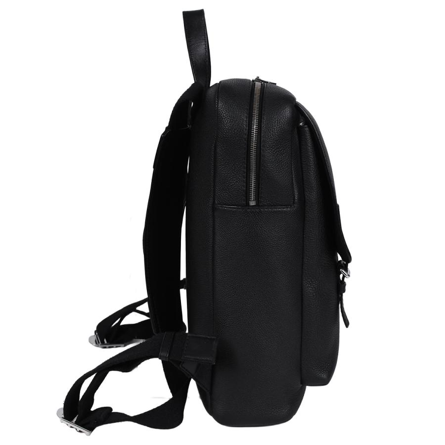 ロエベ LOEWE アナグラム ミリタリー バックパック リュックサック デイパック メンズ レザー ブラック 黒 シルバー金具 B553J18X01 | LOEWE | 02