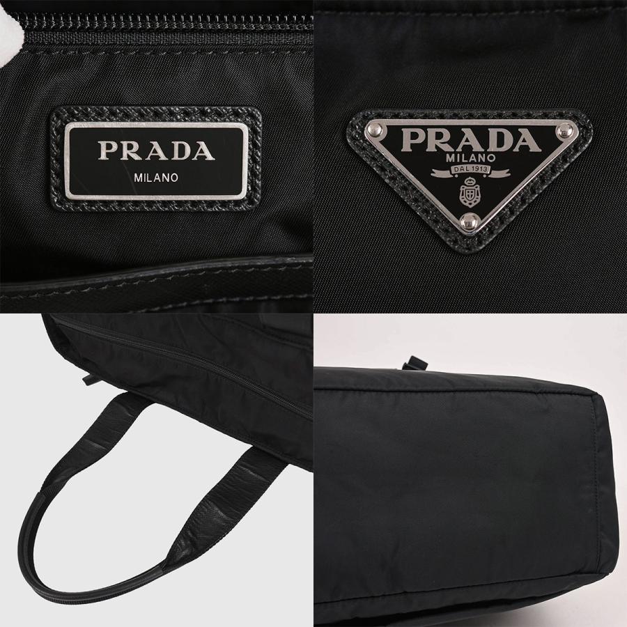 PRADA プラダ トライアングルロゴ テスート トートバッグ ハンドバッグ