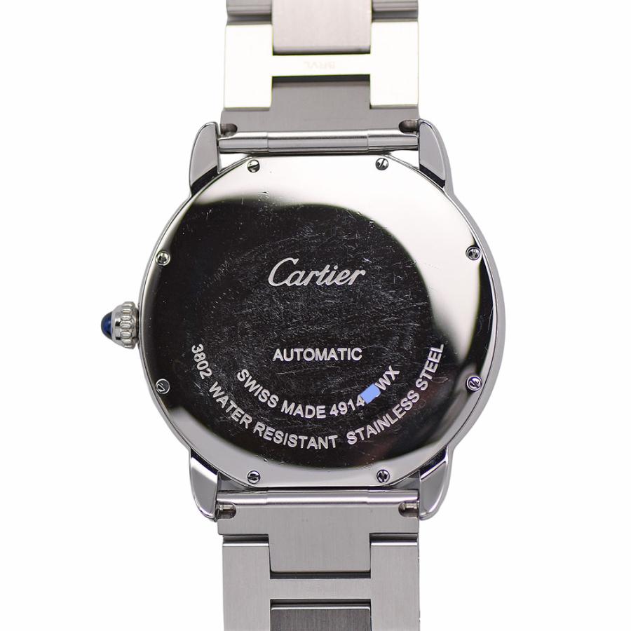 カルティエ Cartier ロンドソロ XL オートマティック メンズ 自動巻 デイト シルバー文字盤 W6701011 研磨仕上げ済み 中古 | RONDE DE CARTIER | 01