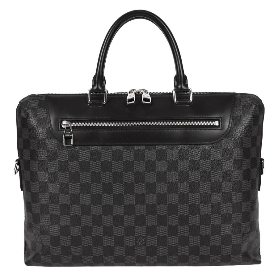 【正規品】LOUIS VUITTON ダミエブラック 高級＊ルイヴィトン ビジネスバッグ ダミエグラフィット PDJ 2way 黒