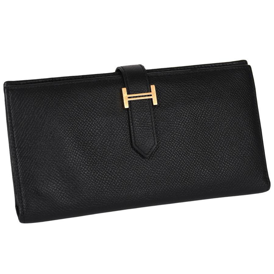 HERMES（エルメス） ベアンスフレ 二つ折り 長財布 財布 小物 Hロゴ 
