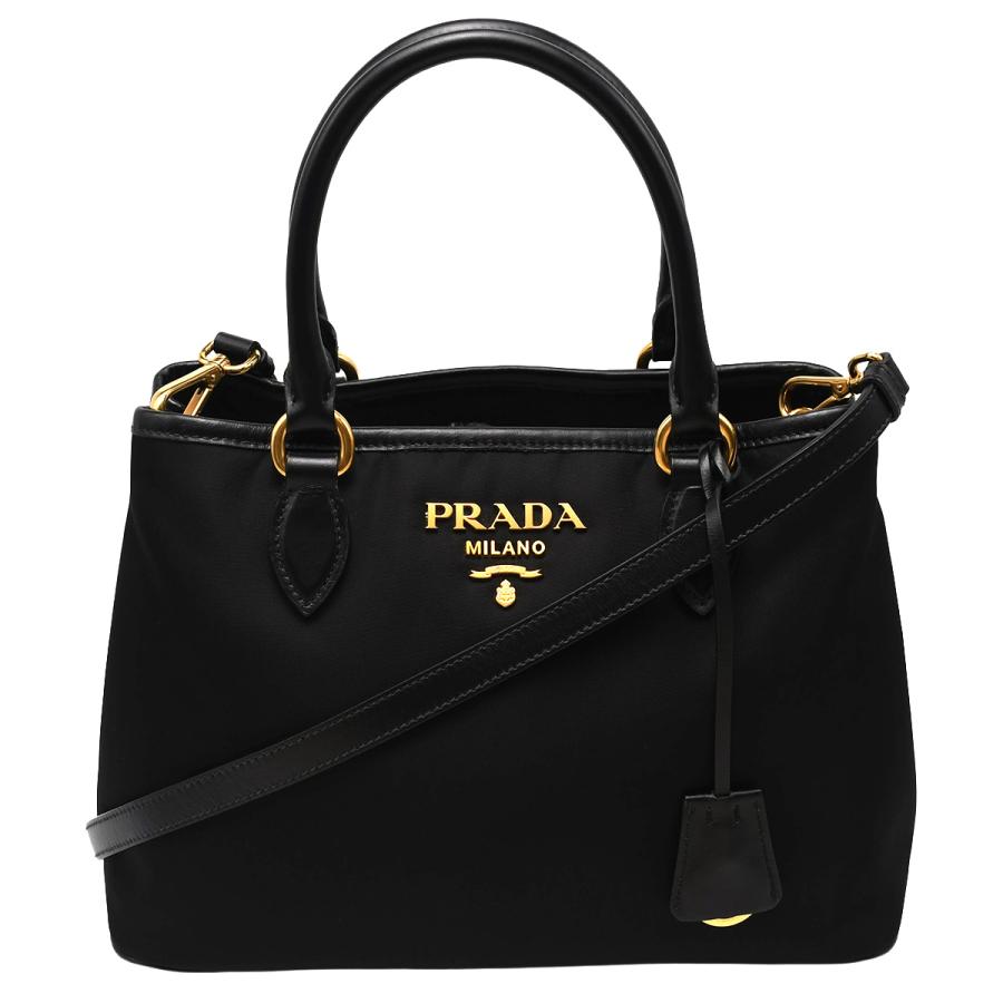 PRADA（プラダ） ロゴ金具 2way ハンドバッグ トートバッグ ショルダー