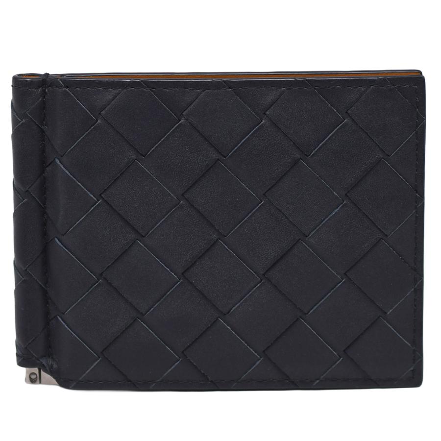 ボッテガヴェネタ　マネークリップ付き　二つ折り財布　イントレチャートレザー イントレチャート マネークリップ付き二つ折りウォレット のために