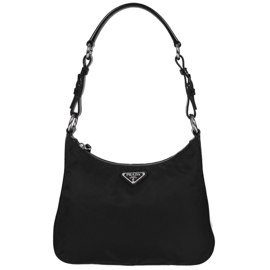 プラダ　PRADA ワンショルダーバッグ　ホーボー　ナイロン　トライアングルロゴ PRADA（プラダ） トライアングルロゴ ホーボー ワンショルダーバッグ