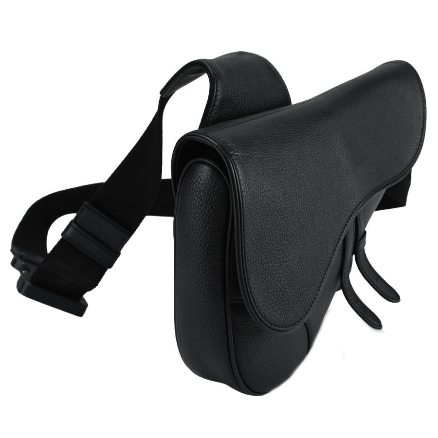 ディオール DIOR Saddle サドル ボディバッグ クロスボディ ショルダーバッグ サドルバッグ 斜め掛け メンズ レザー ブラック 黒 1ADPO093_3