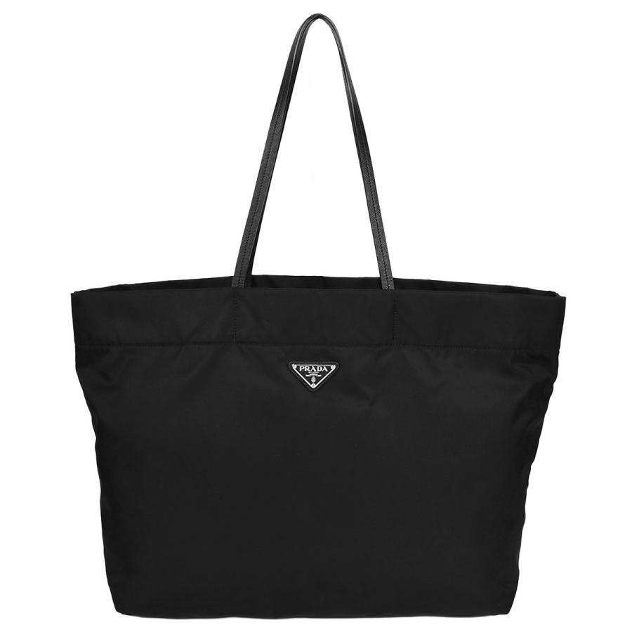 【美品】プラダ トライアングルロゴ テスート ナイロン トートバッグ 肩掛け 黒 PRADA（プラダ） トライアングルロゴ トートバッグ ショルダーバッグ